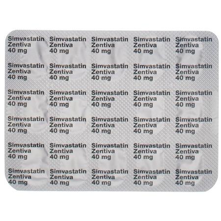 SIMVASTATIN Zentiva film tablets 40 mg - PrimeCare Global