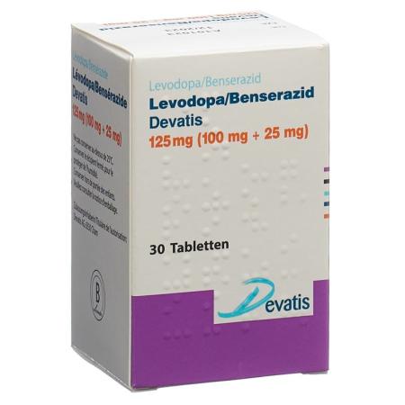 Levodopa/Benserazide Devatis Tabl 125 mg bottle 100 pieces - PrimeCare Global