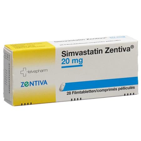 SIMVASTATIN Zentiva Filmtabl 20 mg - PrimeCare Global