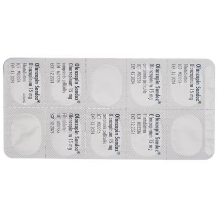 OLANZAPINE Sandoz film tablets 15 mg - PrimeCare Global