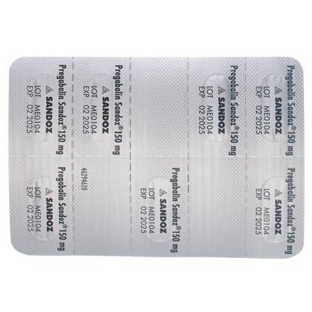 Pregabalin Sandoz Kaps 150 mg 3 x 56 pcs - PrimeCare Global