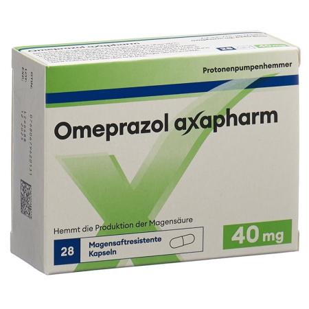 OMEPRAZOL axapharm Kaps 40 mg - PrimeCare Global