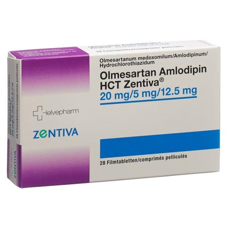 OLMESARTAN AMLODIPIN HCT Zentiva 20/5/12.5 - PrimeCare Global