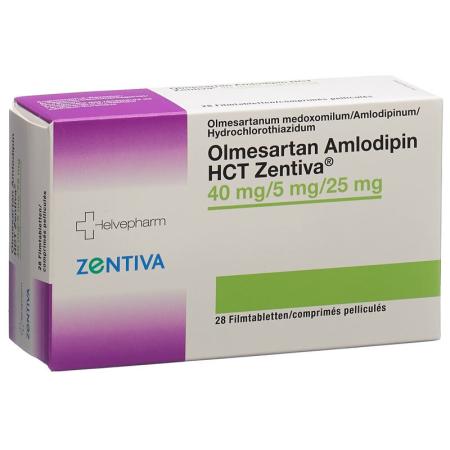 OLMESARTAN AMLODIPIN HCT Zentiva 40/5/25 - PrimeCare Global