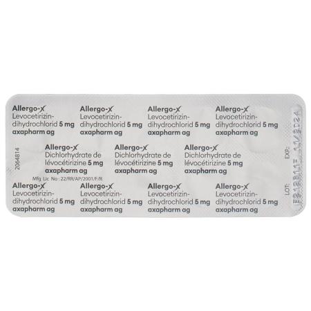 Allergo-X Filmtablet 5 mg 50 pcs - PrimeCare Global