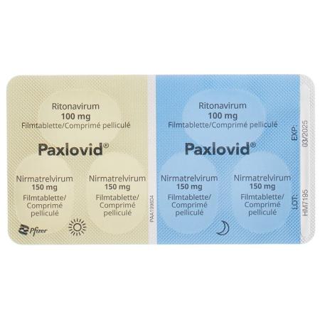 Paxlovid Filmtabl 4 x 150 mg / 2 x 100 mg 5 x 6 Stk - PrimeCare Global