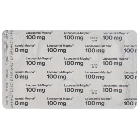 LACOSAMID Mepha Lactab 100 mg - PrimeCare Global