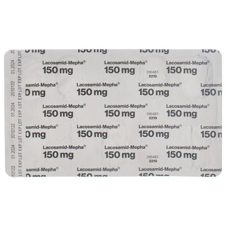 LACOSAMID Mepha Lactab 150 mg - PrimeCare Global