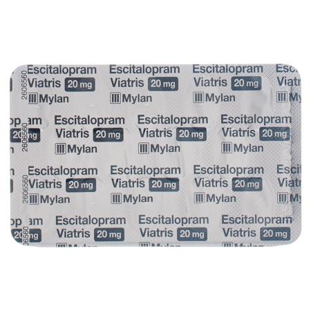 Escitalopram Viatris Filmtabl 20 mg 98 pcs - PrimeCare Global