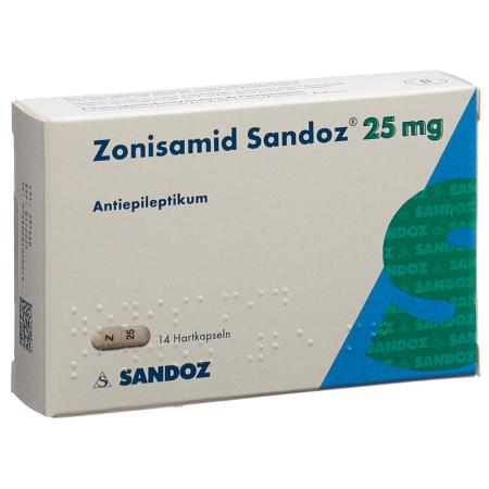 Zonisamide Sandoz Kaps 25 mg 14 pcs - PrimeCare Global