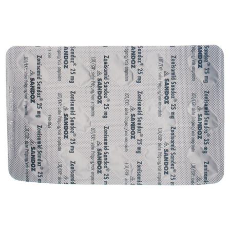 Zonisamide Sandoz Kaps 25 mg 14 pcs - PrimeCare Global