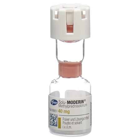 Solu-Moderin Dry Sub 40mg with Solvens Act O Vial - PrimeCare Global