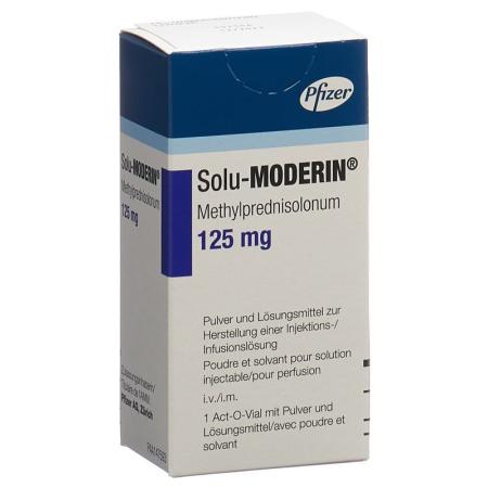 Solu-Moderin Dry Sub 125 mg with Solvens Act O Vial - PrimeCare Global