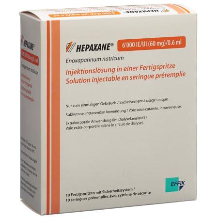 HEPAXANE Inj sol 60mg/0.6ml - PrimeCare Global