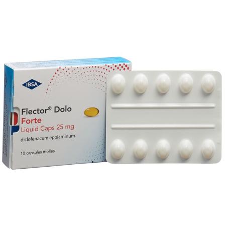 Flector Dolo Forte liquiduid capsules 25 mg 10 pcs - PrimeCare Global