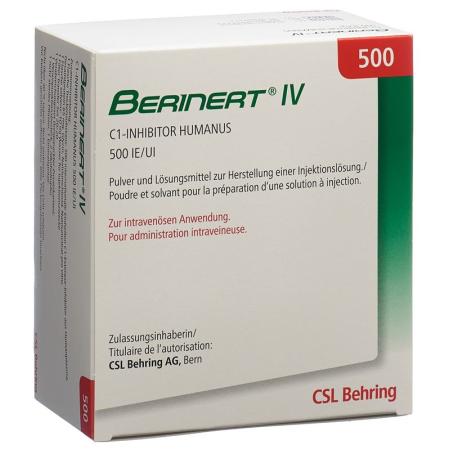 BERINERT IV Trockensub 500 IE c Solv - PrimeCare Global
