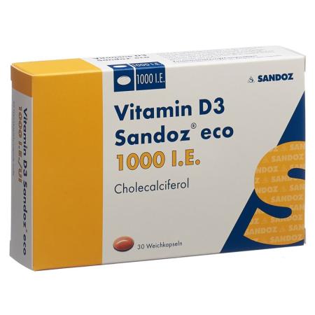 VITAMIN D3 Sandoz eco Kaps 1000 IE - PrimeCare Global