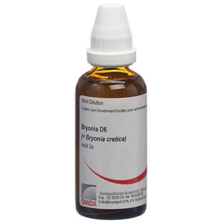 Omida Bryonia liq D 6 50 ml - PrimeCare Global