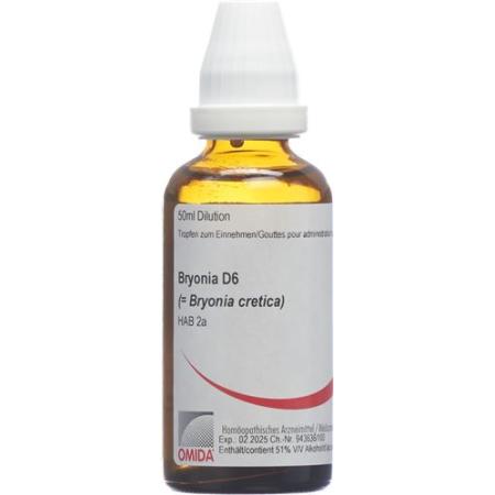 Omida Bryonia liq D 6 50 ml - PrimeCare Global