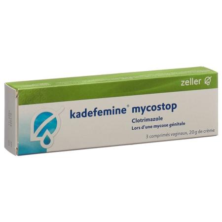 KADEFEMIN Mycostop Combo Pack 3 Vag Tabl+20g Cream - PrimeCare Global