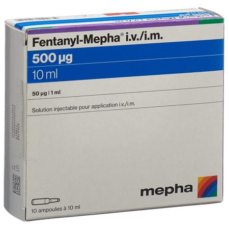 FENTANYL Mepha 500 mcg/10ml i.v./i.m. - PrimeCare Global