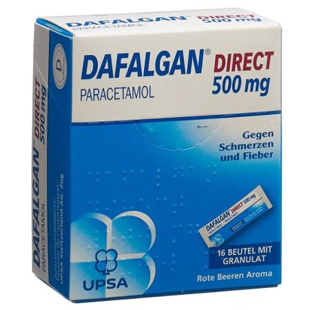 DAFALGAN Direct Gran 500 mg Rote Beeren - PrimeCare Global