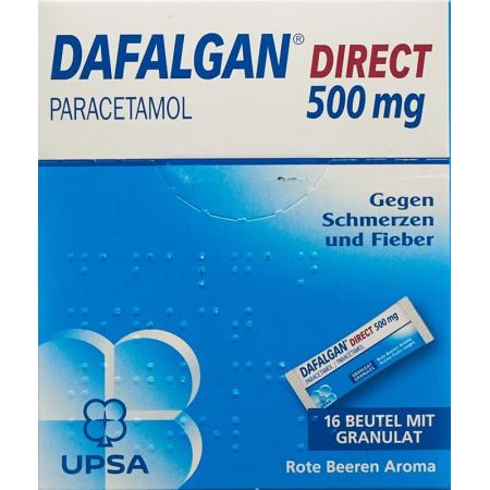 DAFALGAN Direct Gran 500 mg Rote Beeren - PrimeCare Global
