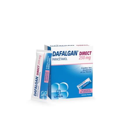 DAFALGAN Direct Gran 250 mg Erdbeere - PrimeCare Global