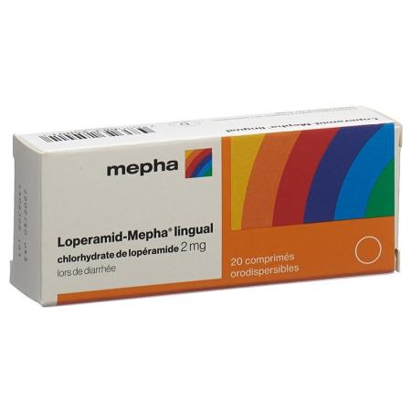 Loperamid-Mepha lingual melting tablet 2 mg 20 pcs - PrimeCare Global