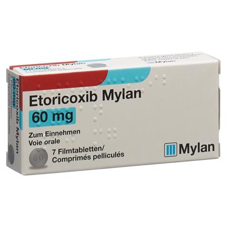 Etoricoxib Mylan Filmtabl 60 mg 7 pcs - PrimeCare Global