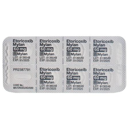 Etoricoxib Mylan Filmtabl 60 mg 7 pcs - PrimeCare Global
