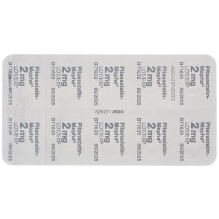 Pitavastatin-Mepha Filmtabl 2 mg 30 pcs - PrimeCare Global