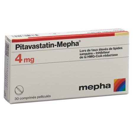 Pitavastatin-Mepha Filmtabl 4 mg 90 pcs - PrimeCare Global