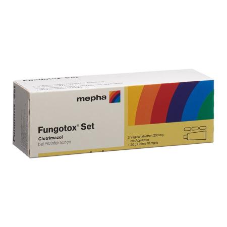 FUNGOTOX Set 3 Vaginaltabl+20 g Creme - PrimeCare Global