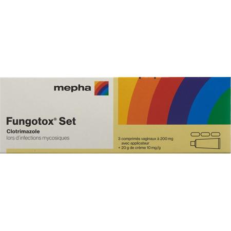 FUNGOTOX Set 3 Vaginaltabl+20 g Creme - PrimeCare Global