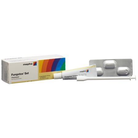FUNGOTOX Set 3 Vaginaltabl+20 g Creme - PrimeCare Global