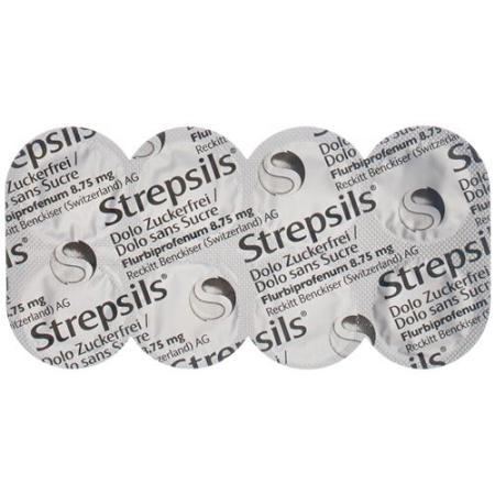 Strepsils Dolo lozenges sugar-free with orange flavor 16 pcs - PrimeCare Global