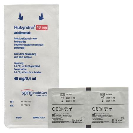 Hukyndra Inj L&ouml;s 40 mg/0.4ml pre-filled syringe 0.4 ml - PrimeCare Global