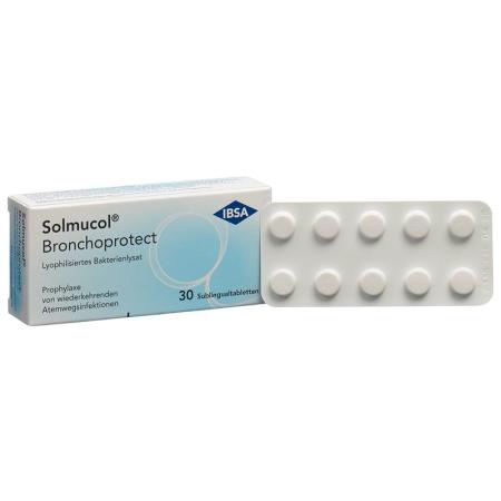 Solmucol Bronchoprotect Subling Tabl 30 pcs - PrimeCare Global