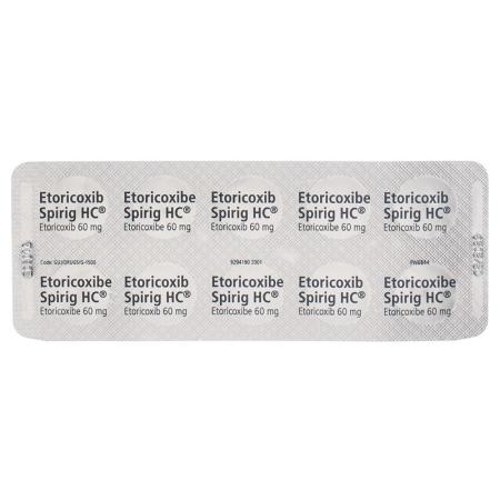 Etoricoxib Spirig HC Filmtabl 60 mg 30 pcs - PrimeCare Global