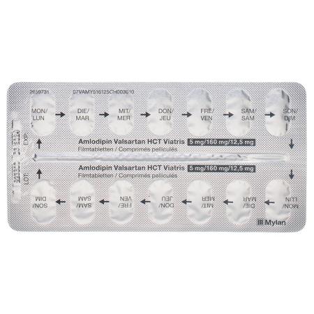 AMLODIPINE VALSARTAN HCT Viatris 5/160/12.5 - PrimeCare Global