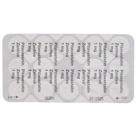 PITAVASTATIN Zentiva Filmtabl 1 mg - PrimeCare Global