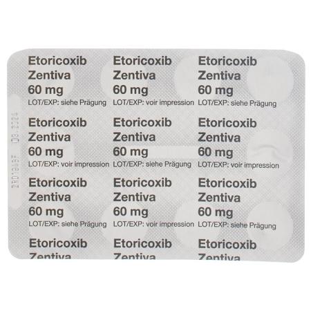 ETORICOXIB Zentiva Filmtabl 60 mg - PrimeCare Global