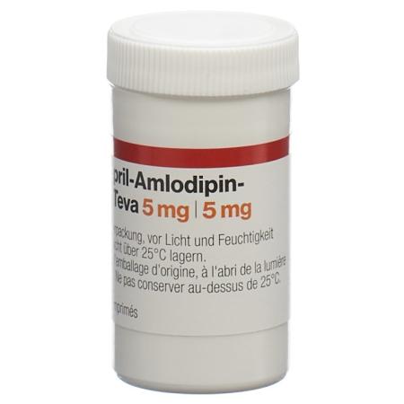 Perindopril-Amlodipin-Mepha Teva Tabl 5mg/5mg Ds 90 pcs - PrimeCare Global