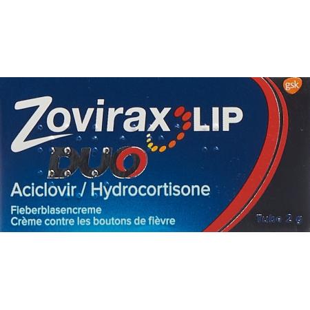 Zovirax Lip Duo Cream Tb 2 g - PrimeCare Global