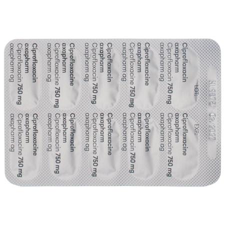 Ciprofloxacin axapharm Filmtabl 750 mg 20 pcs - PrimeCare Global