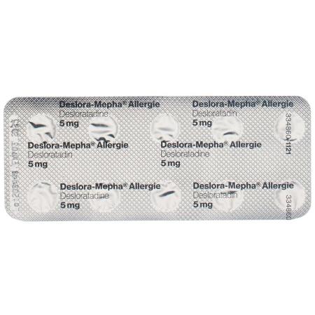 Deslora-Mepha Allergy Filmtablet 5 mg 10 pcs - PrimeCare Global