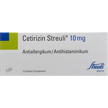CETIRIZIN Streuli Filmtabl 10 mg - PrimeCare Global