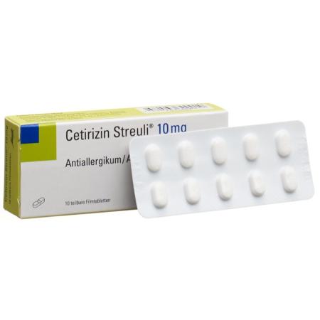 CETIRIZIN Streuli Filmtabl 10 mg - PrimeCare Global