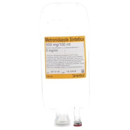 METRONIDAZOLE Sintetica 500 mg/100ml - PrimeCare Global
